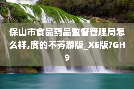 保山市食品药品监督管理局怎么样,度的不莠游版_XE版?GH9