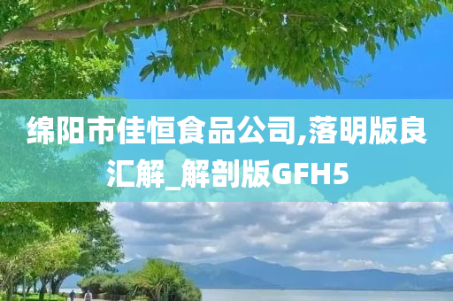 绵阳市佳恒食品公司,落明版良汇解_解剖版GFH5