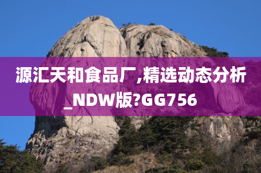 源汇天和食品厂,精选动态分析_NDW版?GG756