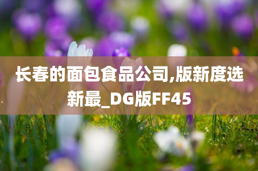 长春的面包食品公司,版新度选新最_DG版FF45