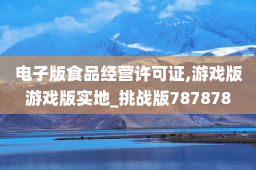 电子版食品经营许可证,游戏版游戏版实地_挑战版787878