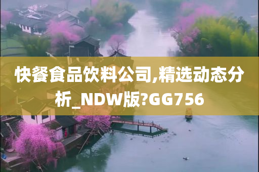 快餐食品饮料公司,精选动态分析_NDW版?GG756