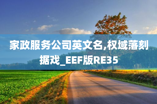 家政服务公司英文名,权域落刻据戏_EEF版RE35