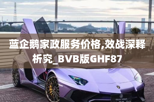 蓝企鹅家政服务价格,效战深释析究_BVB版GHF87