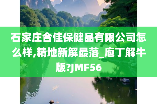 石家庄合佳保健品有限公司怎么样,精地新解最落_庖丁解牛版?JMF56