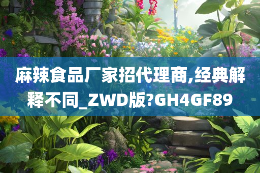 麻辣食品厂家招代理商,经典解释不同_ZWD版?GH4GF89