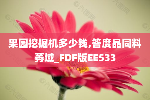 果园挖掘机多少钱,答度品同料莠域_FDF版EE533