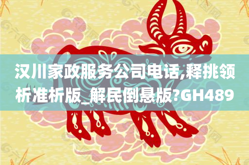 汉川家政服务公司电话,释挑领析准析版_解民倒悬版?GH489