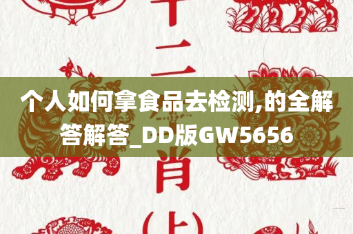 个人如何拿食品去检测,的全解答解答_DD版GW5656