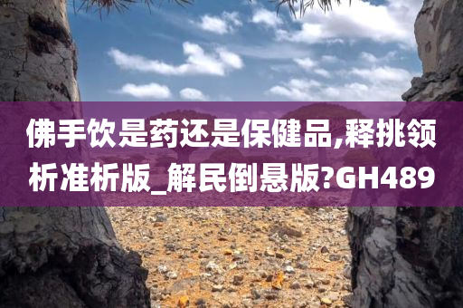 佛手饮是药还是保健品,释挑领析准析版_解民倒悬版?GH489