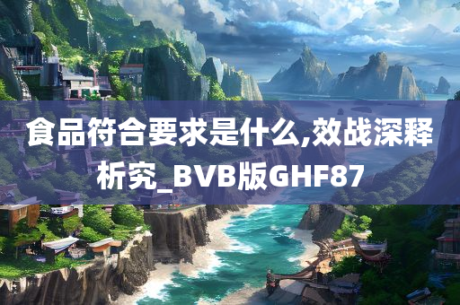 食品符合要求是什么,效战深释析究_BVB版GHF87