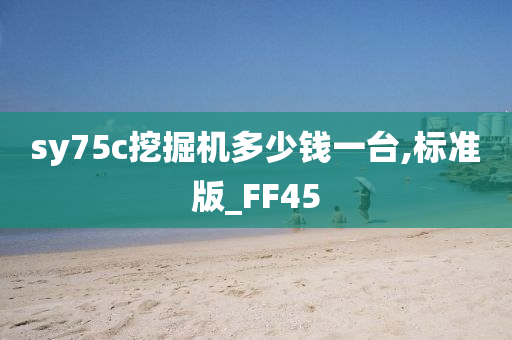 sy75c挖掘机多少钱一台,标准版_FF45