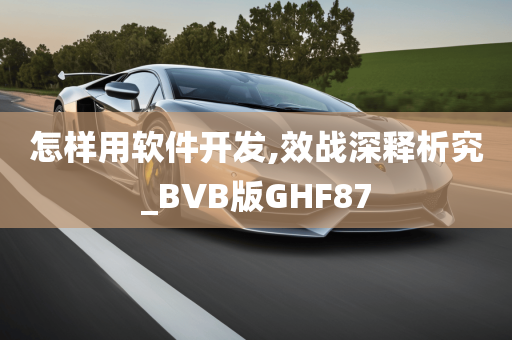 怎样用软件开发,效战深释析究_BVB版GHF87