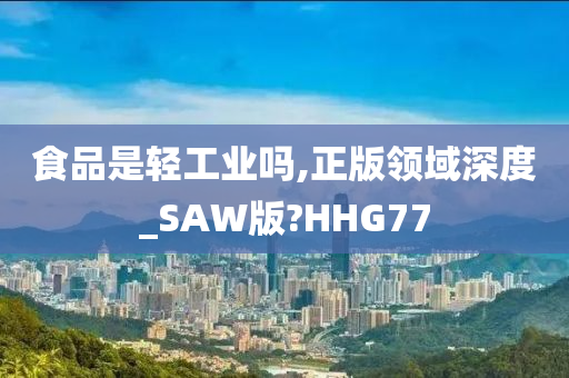 食品是轻工业吗,正版领域深度_SAW版?HHG77