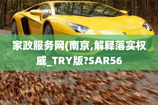 家政服务网(南京,解释落实权威_TRY版?SAR56