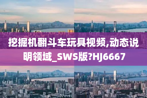 挖掘机翻斗车玩具视频,动态说明领域_SWS版?HJ6667