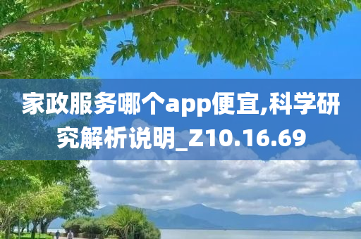 家政服务哪个app便宜,科学研究解析说明_Z10.16.69