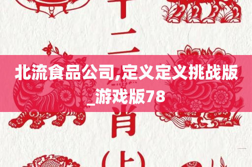 北流食品公司,定义定义挑战版_游戏版78