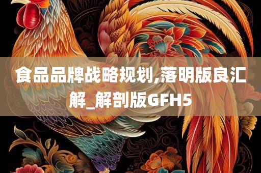 食品品牌战略规划,落明版良汇解_解剖版GFH5