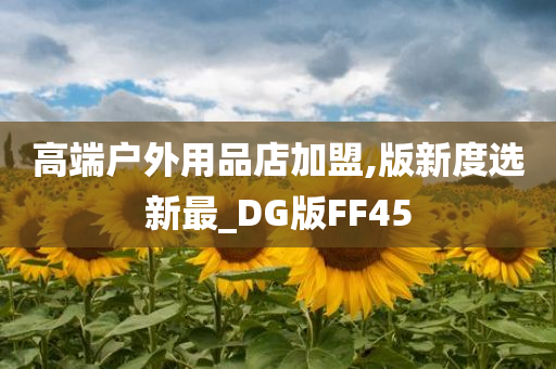 高端户外用品店加盟,版新度选新最_DG版FF45