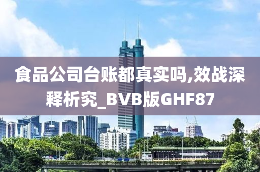 食品公司台账都真实吗,效战深释析究_BVB版GHF87