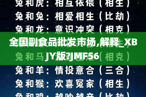 全国副食品批发市场,解释_XBJY版?JMF56