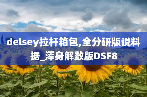 delsey拉杆箱包,全分研版说料据_浑身解数版DSF8