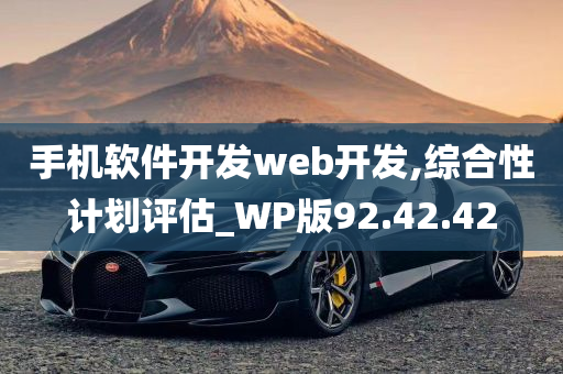 手机软件开发web开发,综合性计划评估_WP版92.42.42