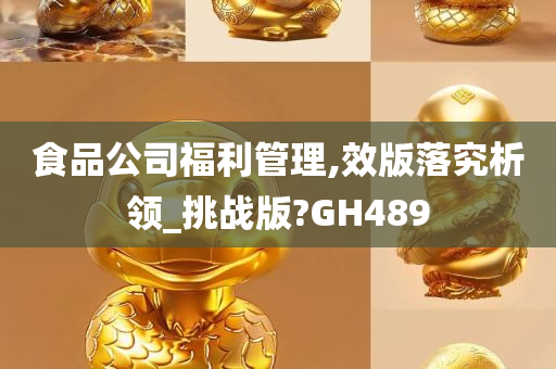 食品公司福利管理,效版落究析领_挑战版?GH489