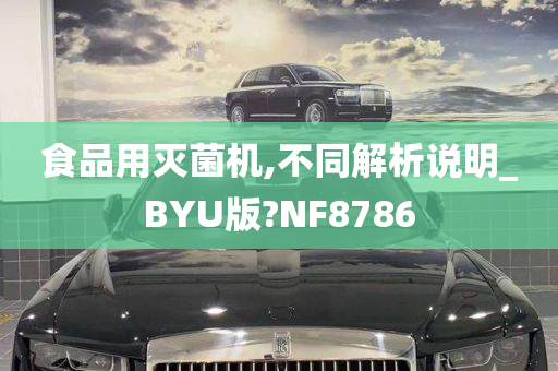 食品用灭菌机,不同解析说明_BYU版?NF8786