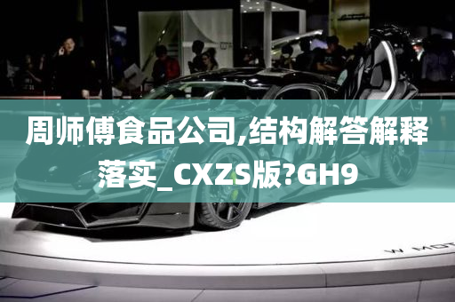 周师傅食品公司,结构解答解释落实_CXZS版?GH9