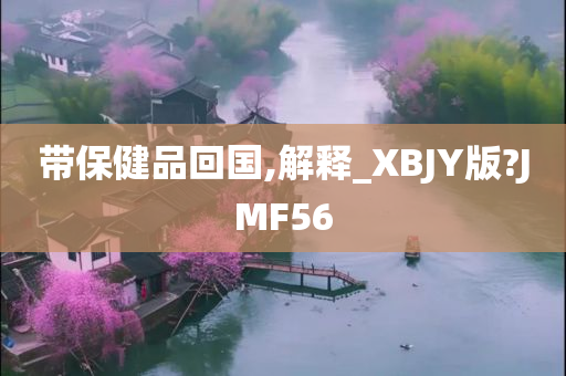 带保健品回国,解释_XBJY版?JMF56