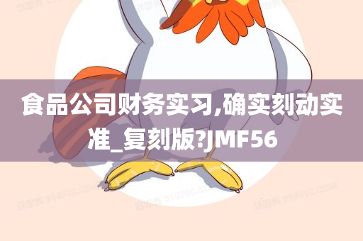 食品公司财务实习,确实刻动实准_复刻版?JMF56