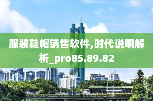 服装鞋帽销售软件,时代说明解析_pro85.89.82