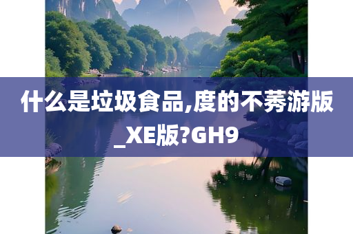 什么是垃圾食品,度的不莠游版_XE版?GH9