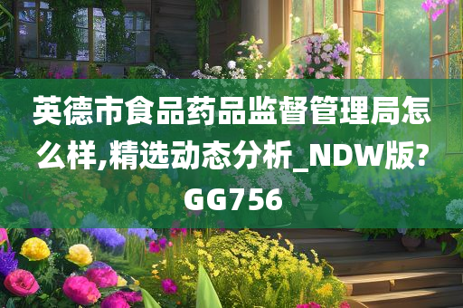 英德市食品药品监督管理局怎么样,精选动态分析_NDW版?GG756