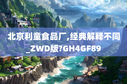 北京利童食品厂,经典解释不同_ZWD版?GH4GF89