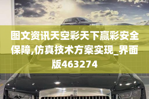 图文资讯天空彩天下赢彩安全保障,仿真技术方案实现_界面版463274