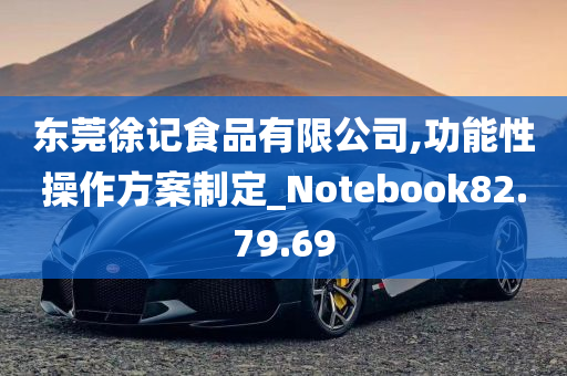 东莞徐记食品有限公司,功能性操作方案制定_Notebook82.79.69