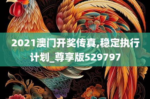 2021澳门开奖传真,稳定执行计划_尊享版529797