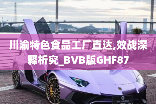 川渝特色食品工厂直达,效战深释析究_BVB版GHF87