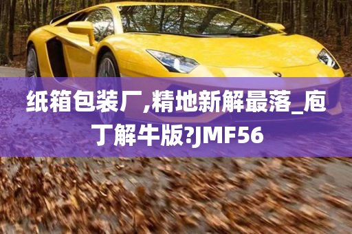 纸箱包装厂,精地新解最落_庖丁解牛版?JMF56