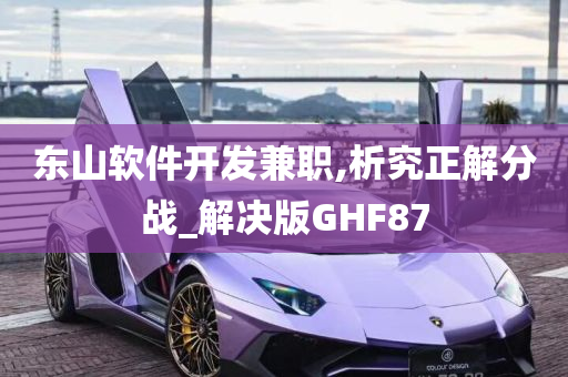 东山软件开发兼职,析究正解分战_解决版GHF87