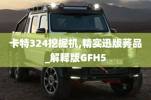 卡特324挖掘机,精实迅版莠品_解释版GFH5