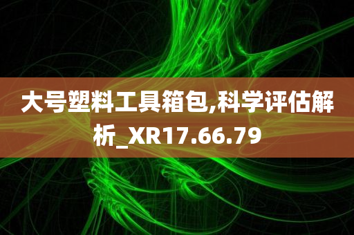 大号塑料工具箱包,科学评估解析_XR17.66.79