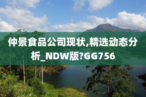 仲景食品公司现状,精选动态分析_NDW版?GG756