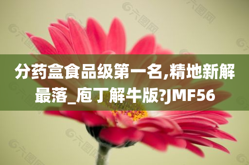 分药盒食品级第一名,精地新解最落_庖丁解牛版?JMF56