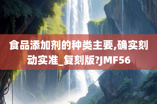 食品添加剂的种类主要,确实刻动实准_复刻版?JMF56