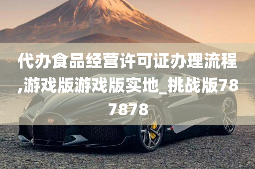 代办食品经营许可证办理流程,游戏版游戏版实地_挑战版787878