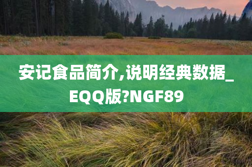 安记食品简介,说明经典数据_EQQ版?NGF89